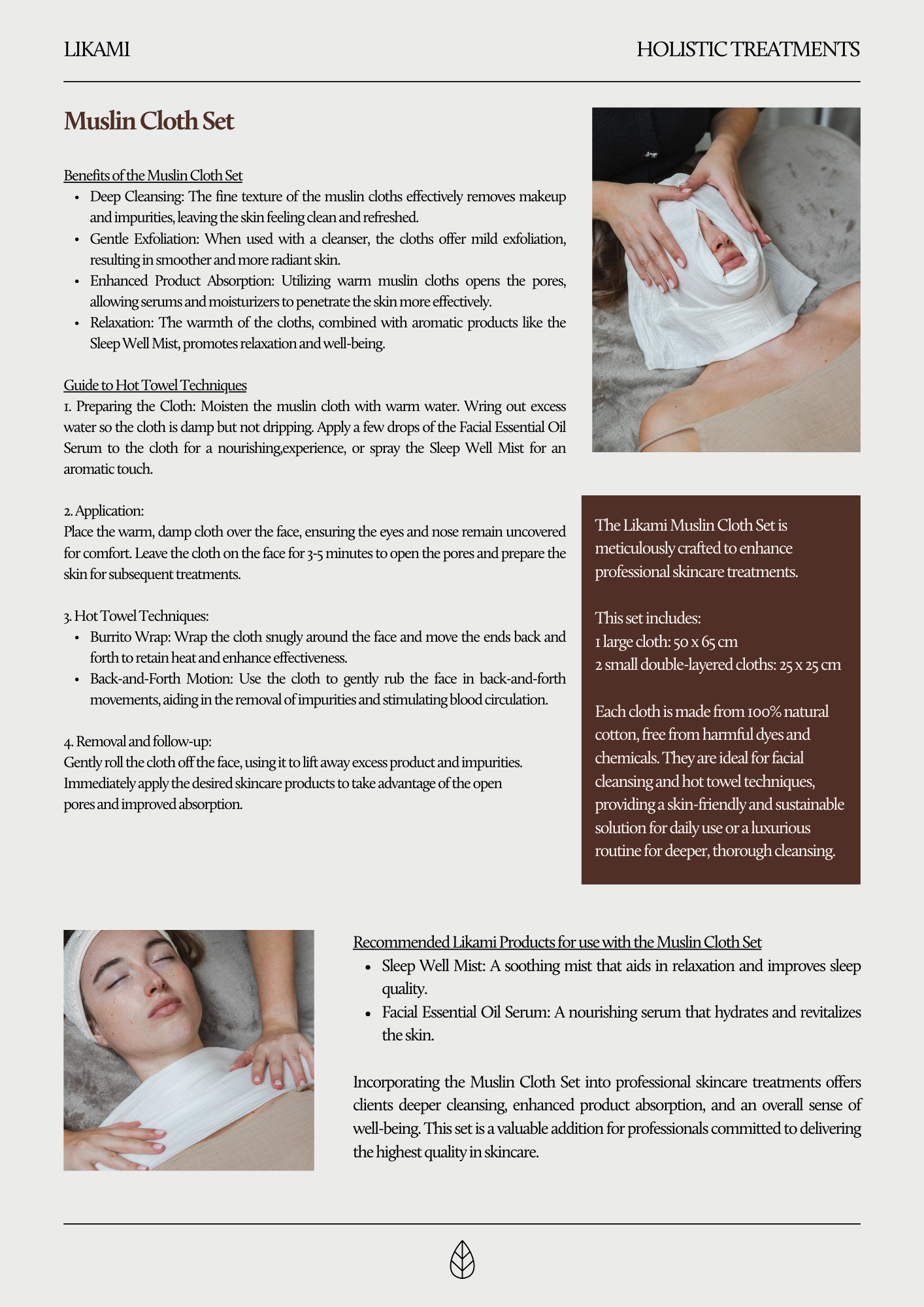 Protocol Muslin Cloth Set EN